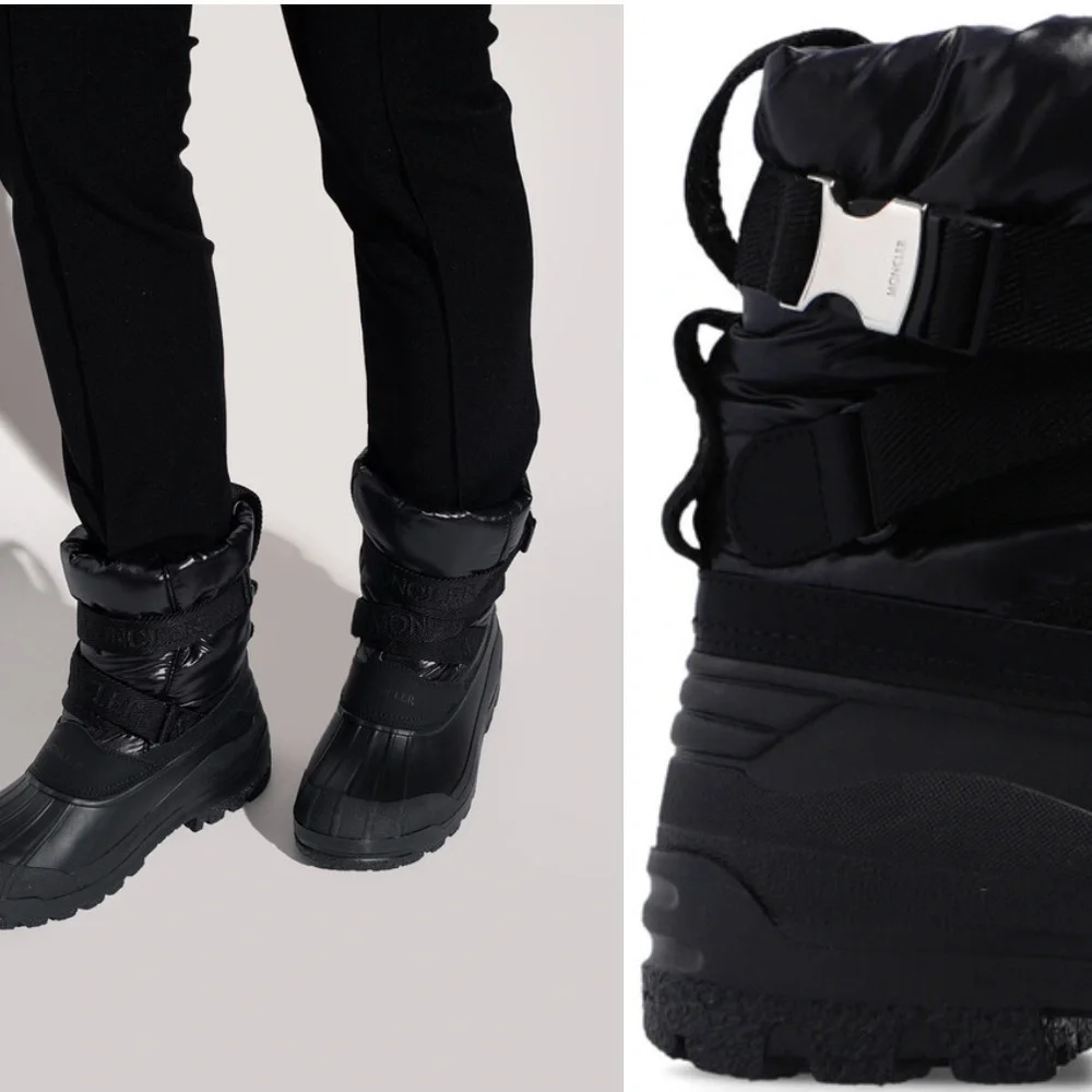 MONCLER, Summus Webbing-Trimmed Nylon and Rubber Snow Boots, Size 40 - Picture 1 of 11